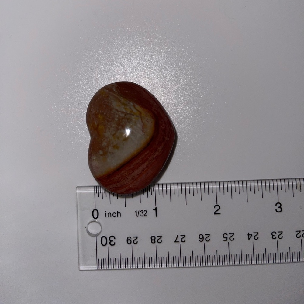Polychrome Jasper Heart C. - Picture 10 of 10